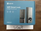 Devo G3 Smart Wifi Door Lock - Biometric Fingerprint, Keypad, Alexa, IP54 Black New. Price: $44.99.