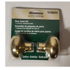 Gatehouse Keyed Entry Door Knob Set Polished Gold 2-3/16" Round Traditional New. Price: $14.99.