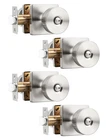 Tinewa 4 Pack Interior Privacy Door Knob Lock Brushed Nickel Keyless. Price: $121.95.