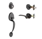 Copper Creek Tuscan Bronze Handleset With Right Scandinavian Trim Open. Price: $37.99.