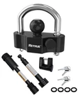 Retrue Heavy-duty Keyed-alike Trailer Lock Set, Black New. Price: $72.50.