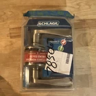 Schlage FA51 619 Keyed Entry Merano Lever Satin Nickel Door Lock Open. Price: $30.74.