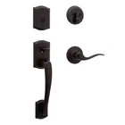 Kwikset Prescott Venetian Bronze Entry Door Handleset Tustin Lever Smartkey Open. Price: $46.95.