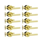 Orger Brushed Gold Passage Door Lever Handles, Interior Closet Hand... New. Price: $212.47.