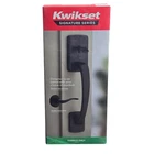 Kwikset 815BFHXSEL Brentford Handleset Matte Black Signature Series Only Open. Price: $49.99.