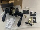 Schlage Keyed Entry F51A Acc 622 Cam. Matte Black Door Knob Latch, SH6747 New. Price: $39.56.