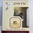 Baldwin Egg Knob Dummy 95425.452 Point Idm Distressed Antique Nickel Open. Price: $39.95.