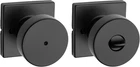Kwikset Pismo Interior Privacy Door Knob With Lock, Handle For Bathroom New. Price: $40.99.