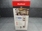 Kwikset San Clemente Satin Nickel Door Handleset With Halifax Square Open. Price: $46.99.