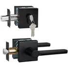 Hisafe 1 Passage Door Lever And Single Cylinder Deadbolt Lock Set, Heavy Dut New. Price: $53.05.