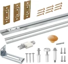 Bifold Door Hardware Kit With Track, Top & Bottom Pivot, Spring, Metal Pin New. Price: $31.97.