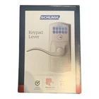 Schlage FE595VCAM619ACC Camelot Keypad Entry Lock Satin Nickel Accent Lever New. Price: $84.99.