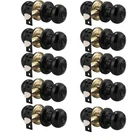 Probrico 10 Pack Round Privacy Door Knob(thumb Turn Lock On The Inside), Keyl... New. Price: $74.98.