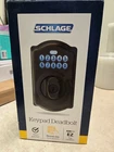 Sealed! Schlage Camelot Aged Bronze Keyless Touchscreen Entry Deadbolt Open. Price: $50.00.