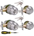 Lanwandeng 2 Sets All Same Pack, Deadbolt Lockset-keyed Alike New. Price: $65.58.