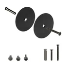 Naubea 1 Pack Door Knob Hole Cover Plate Matte Black Deadbolt New. Price: $12.85.