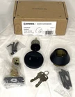 Brinks Transitional Single Cylinder Deadbolt Matte Black E2401-122 Open. Price: $17.50.