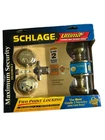 Schlage Ultima Maximum Security Deadbolt + Keyed Entry Grade 2 New. Price: $64.95.