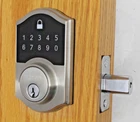 Defiant Touchpad Deadbolt Satin Nickel 1009623200 #8PA Used. Price: $18.49.