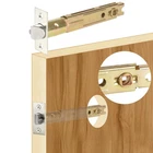5" Backset Entry Door Latch Fits 19/64" (7.6MM) Square Interface Knobset, Squ... New. Price: $23.84.