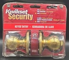 Kwikset Security Keyed Entry Door Knob Gold Ansi Grade 3 New All Sizes 5-PIN. Price: $27.55.
