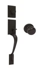 Delaney Hardware Entry Door Handleset Mechanical Single Cylinder Deadbolt Black Open. Price: $89.99.