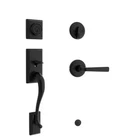 New Kwikset Hawthorne Single Cylinder Door Handleset Matte Black 98001-425. Price: $50.00.