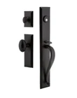 Ageless Iron Keep - Rustic Farmhouse Cast Full Plate Dummy Door Handle Set For. Price: $115.00.