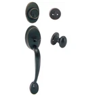 Designers Impressions Oil Rubbed Bronze Entry Handleset Somerset Oval Egg Knob New. Price: $57.99.