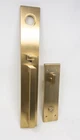 Baldwin Minneapolis Left Handed Keyed Entry Full Plate Handleset, Vintage Brass Open. Price: $509.99.