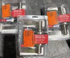 Kwikset Hollis Round Rose Satin Nickel Keyed Entry Door Handle, Smartkey Lot X3 New. Price: $53.40.