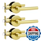 Orger 2 Pack Gold Door Handles Interior, Privacy Brushed Levers With New. Price: $75.46.