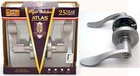 New Atlas Home Security Right Door Handle Keyed Entry Nickel Lever Lock Knob. Price: $18.00.