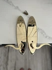Emtek Brushed Gold Dummy Door Handle Set Used. Price: $50.00.