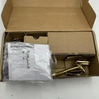 Schlage F62CAM505ACC605RH Camelot Handleset Keyed Sides Lever Bright Brass Open. Price: $107.50.