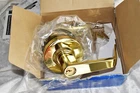 New In Box! Pls CL253 Bright Brass- Entry Lockset Grade With Keys Commercial. Price: $49.94.