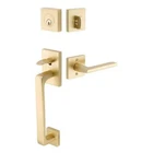 Emtek 4820 Baden Left Handed Single Cylinder Keyed Entry Brass Modern Handleset Open. Price: $364.87.