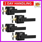 Gobekor 4 Pack Privacy Door Levers - Matte Black Interior Handles With Lock F... New. Price: $51.31.
