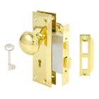 Toptotoo Lock Set For Interior Door, MORTISE(1 Pack), Polished Brass New. Price: $41.99.