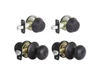 Defiant Hartford Aged Bronze Entry Knob Deadbolt Project Pack Keyed Door Set Open. Price: $35.00.