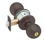 Schlage A40S 613 Grade 2 Privacy Cylindrical Lock Orbit Knob Open. Price: $41.99.