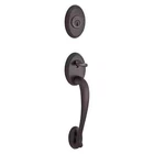 Baldwin Dummy Handleset Columbus Traditional Curve Left Handed Venetian Bronze Open. Price: $200.00.