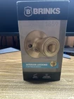 Brinks Interior Privacy Door Knob Bed Bath Lock Polished Brass New Sealed. Price: $19.99.