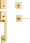 Kwikset 98180-031 San Clemente Front Door Lock Handle & Deadbolt (used). Price: $55.96.
