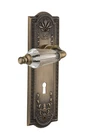 Nostalgic Warehouse Meadows Plate With Keyhole Parlor Lever, Passage - 2.75", An New. Price: $129.99.
