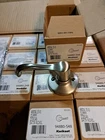 Kwikset Dorian Dummy Door Lever Satin Nickel Interior Pull Only 94880-548 New. Price: $6.99.