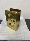 Emtek 2102US7 French Antique Brass Privacy Pocket Door Lock, 3-1/2" Height Used. Price: $31.11.