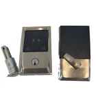 Schlage Camelot Encode Plus Satin Nickel Smart Wifi Deadbolt Door Lock W/ Alarm Open. Price: $189.95.