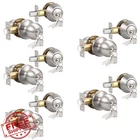 Knobonly 5 Pack Satin Nickel Entry Door Deadbolt New. Price: $159.99.