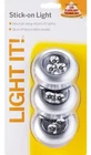 Fulcrum It Stick On Led Lights 3 Pack New. Price: $5.99.